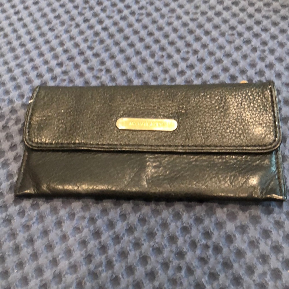 Michael Kors pebbled black leather Wallet